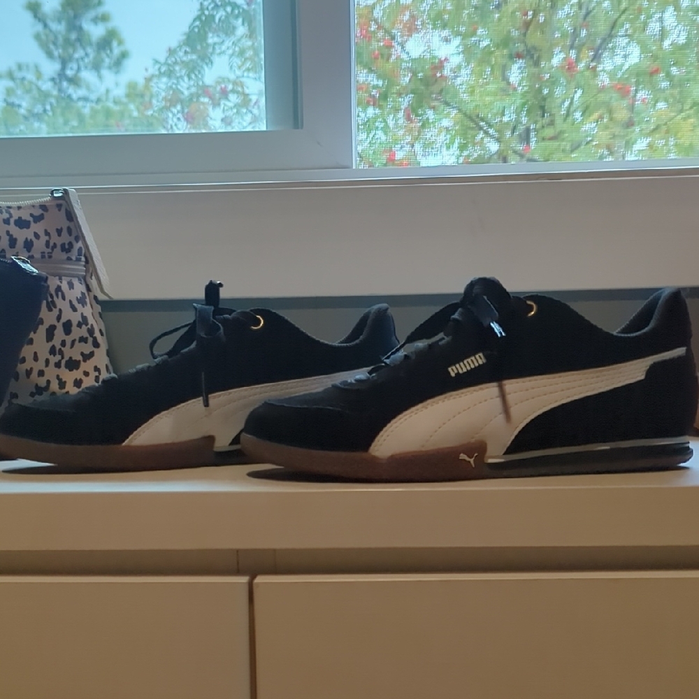 Puma Black and White Casual Shoes